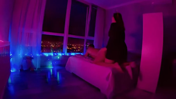 Katerina And Her Boyfriend's Festive Pegging, Which They Staged Under The New Year's Fireworks Outside The Window