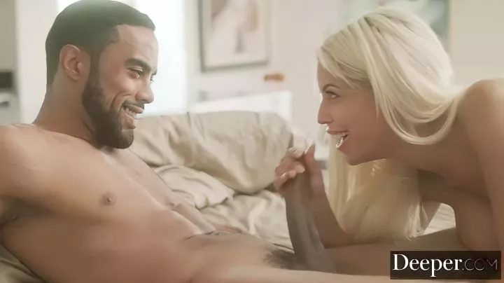 Young Blonde Sucking Her Lover's Cock And Having Sex Young Blonde Sucking Her Lover's Cock And Having Sex
